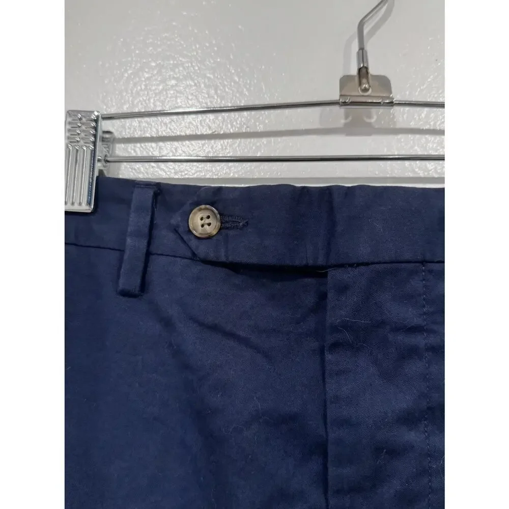 Reiss Navy Blue Pants Men’s‎ Size 34 Antibe Cotton Blend Casual Everyday Preppy